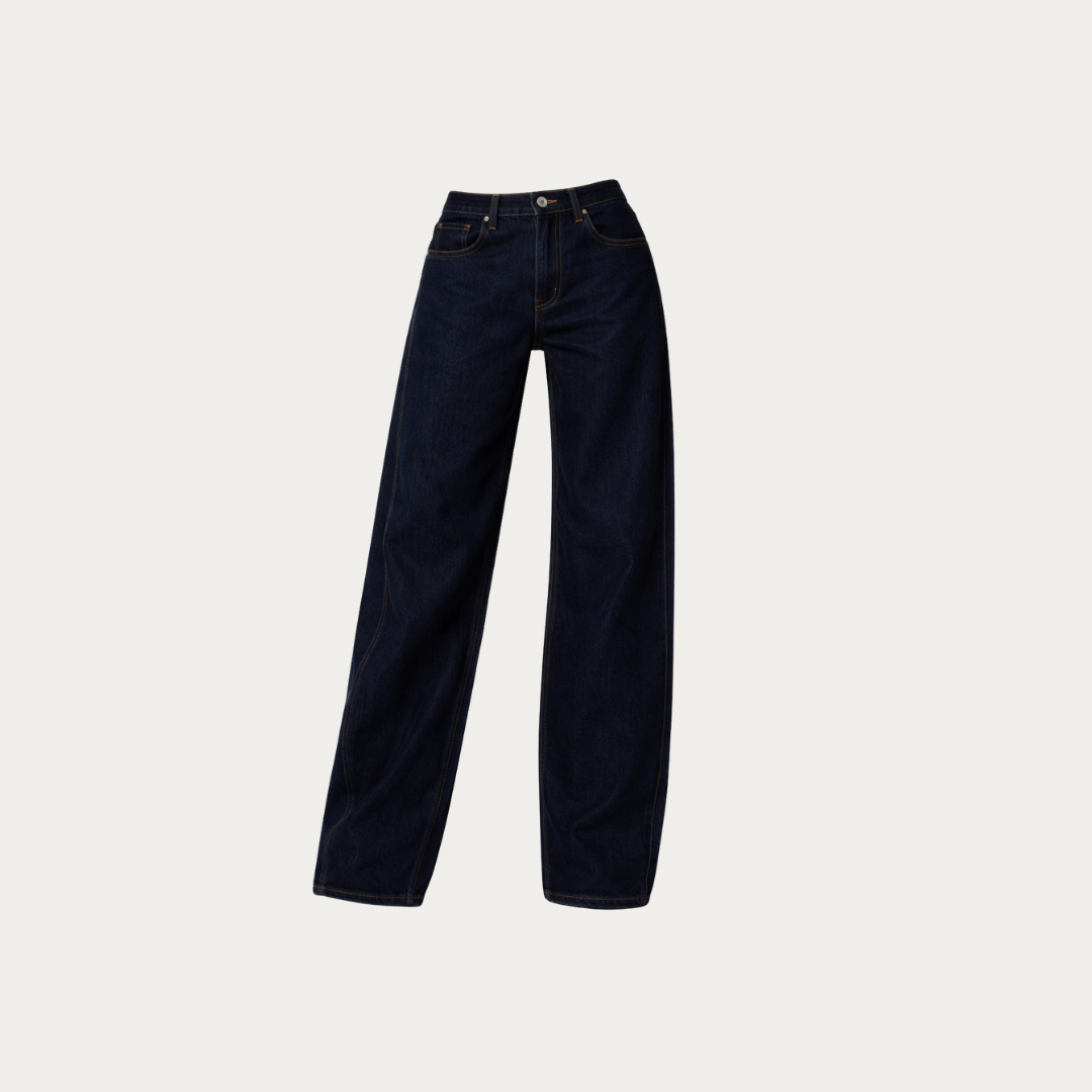 The Sculptural Barrel Pants - Regular Wash
