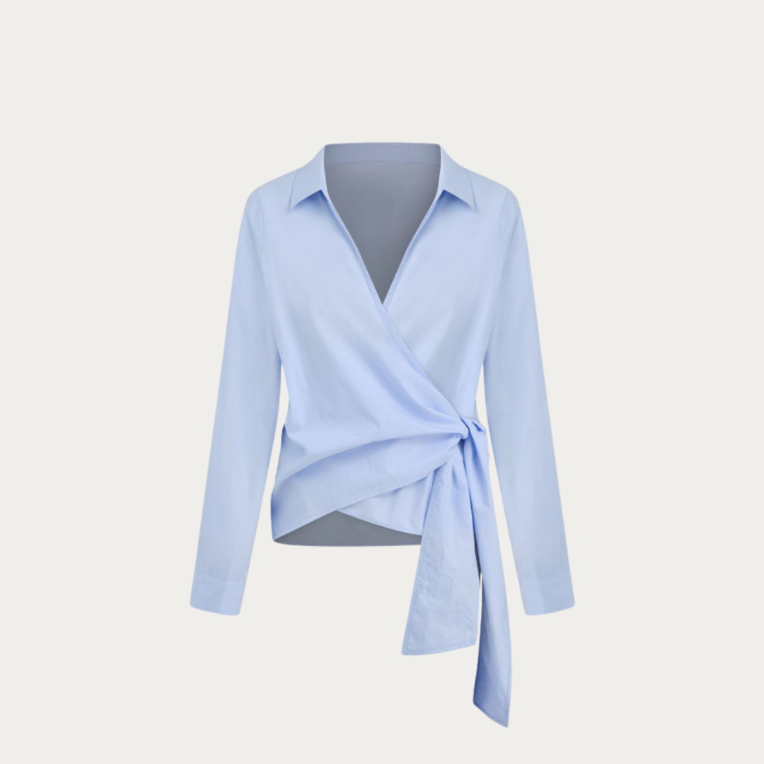 Tailored Waist Cotton Shirt