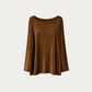 The Ember Bronce: Sculptural Boxy Blouse