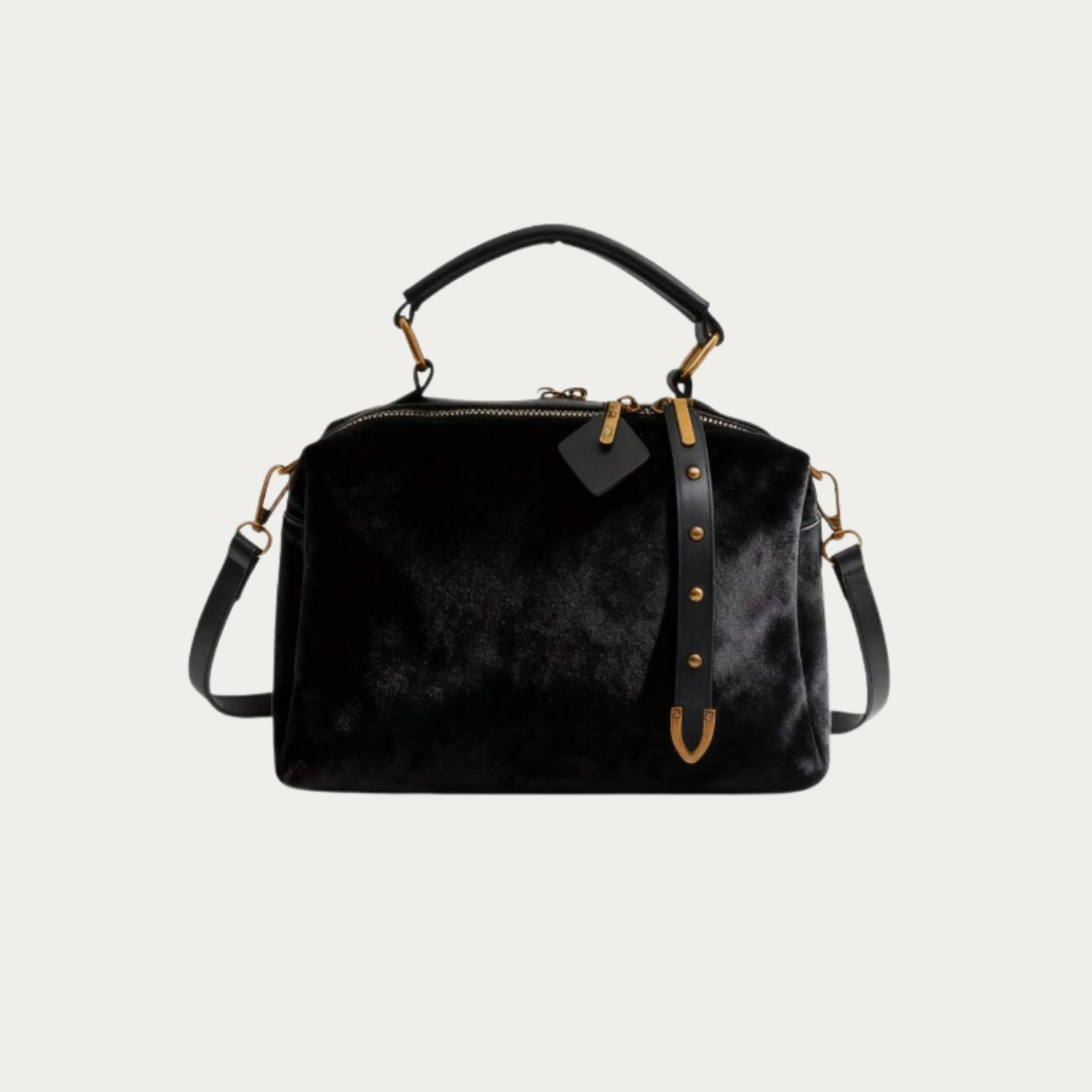 The Boston Bag in Vegan Suede