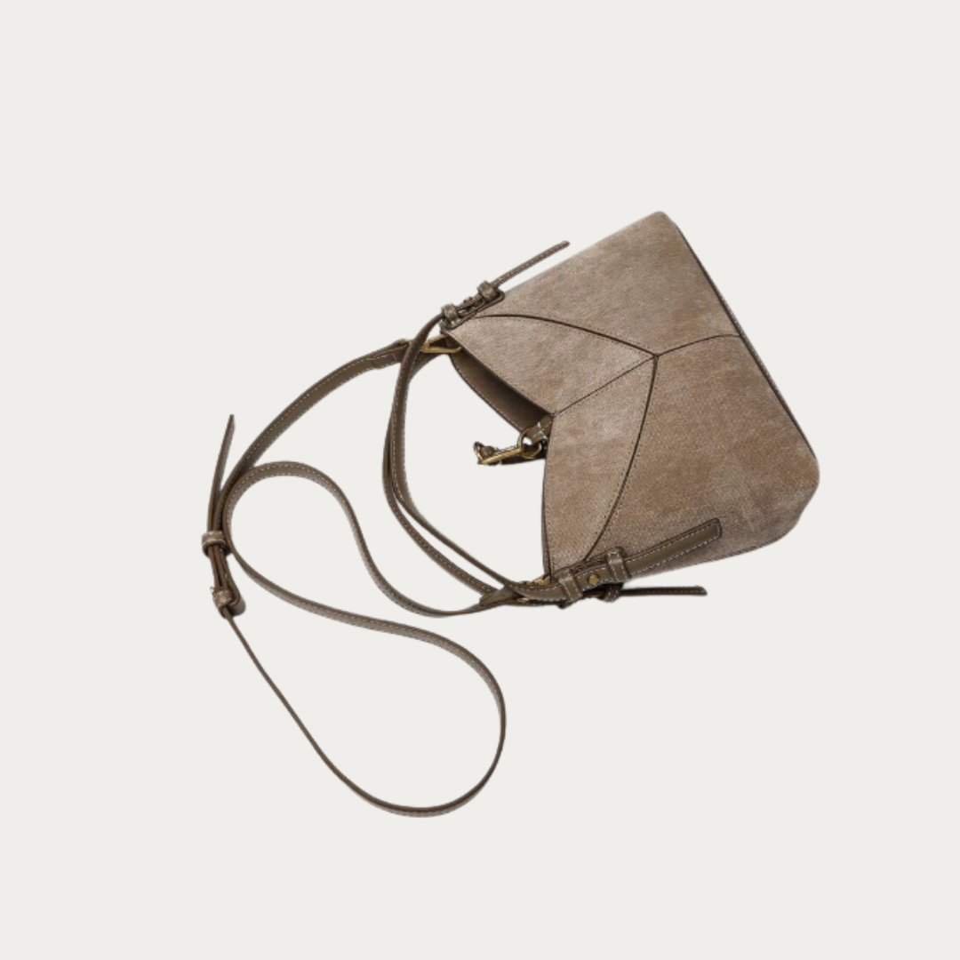 The Medium Suede Bag