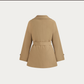 Edge Detail Cropped Trench Coat