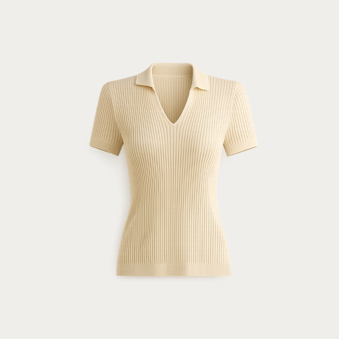 The Aurelius Ribbed Silk-Cotton Polo