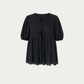 San Gallo Bow Blouse – Black