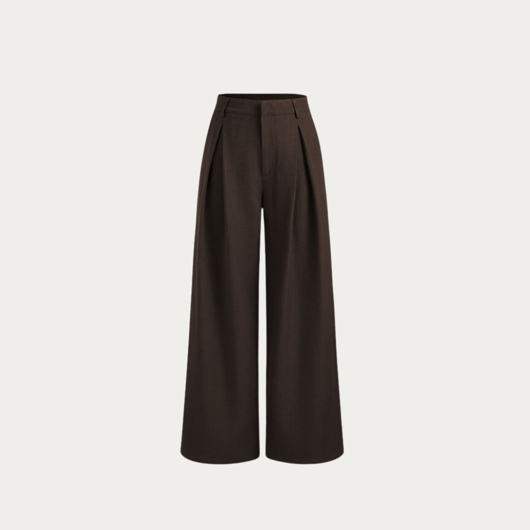 Tailored Pintuck Pants