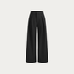 Tailored Pintuck Pants Black