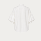 White Chiffon Mao Neck Blouse