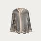 Breezy Stripe Chiffon Shirt