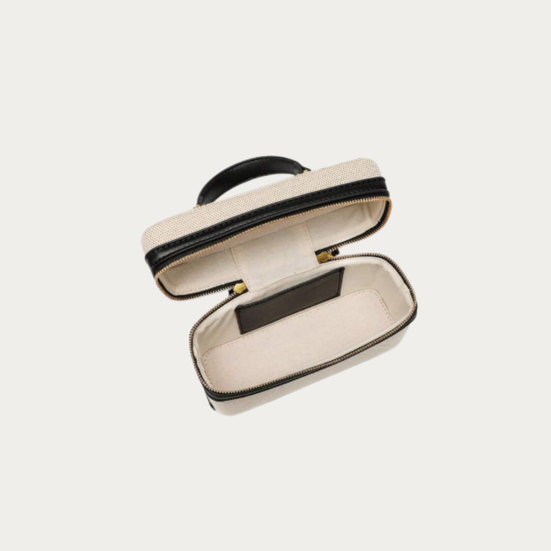 The Small Canvas Cosmetic Case