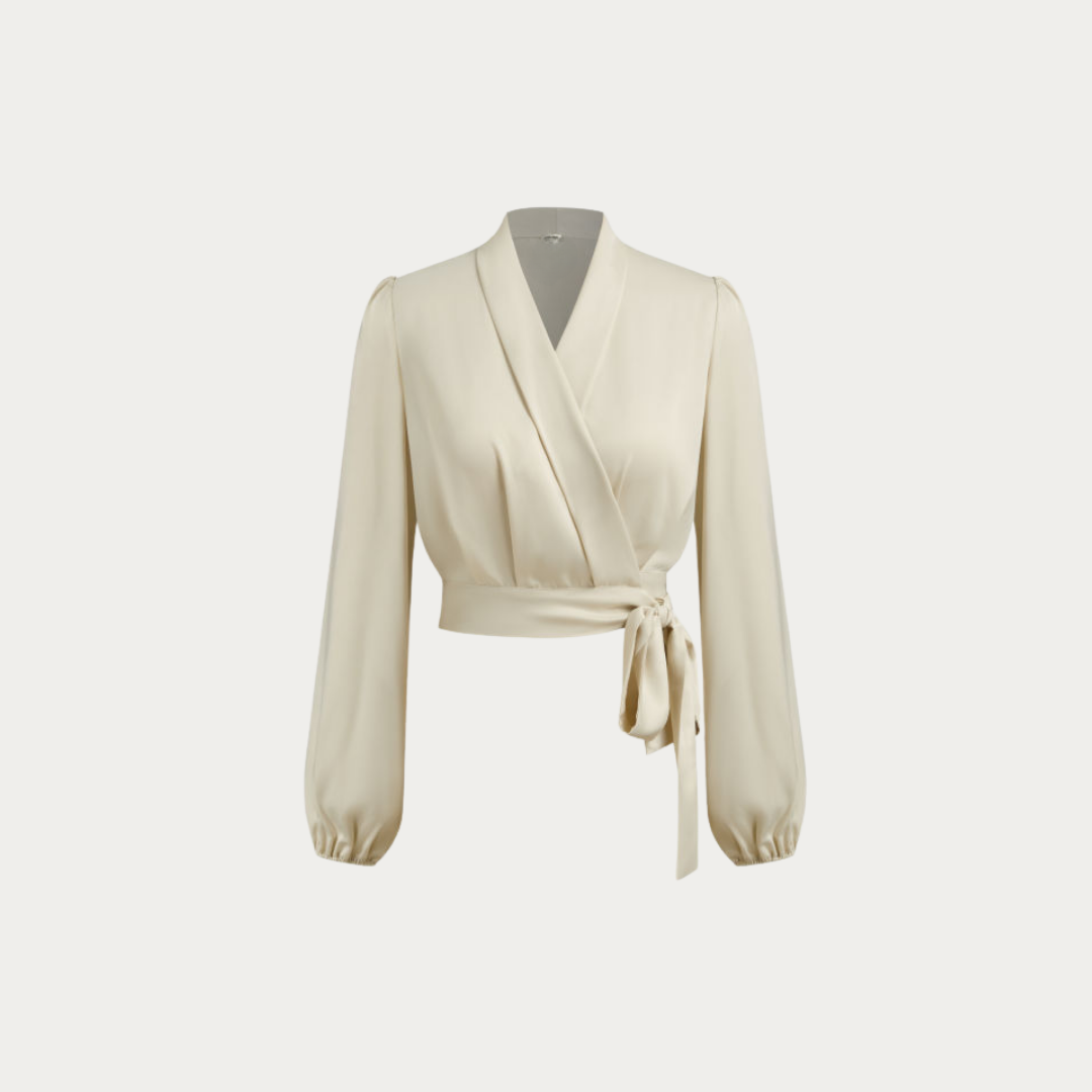 Contour Waist Cropped Blouse