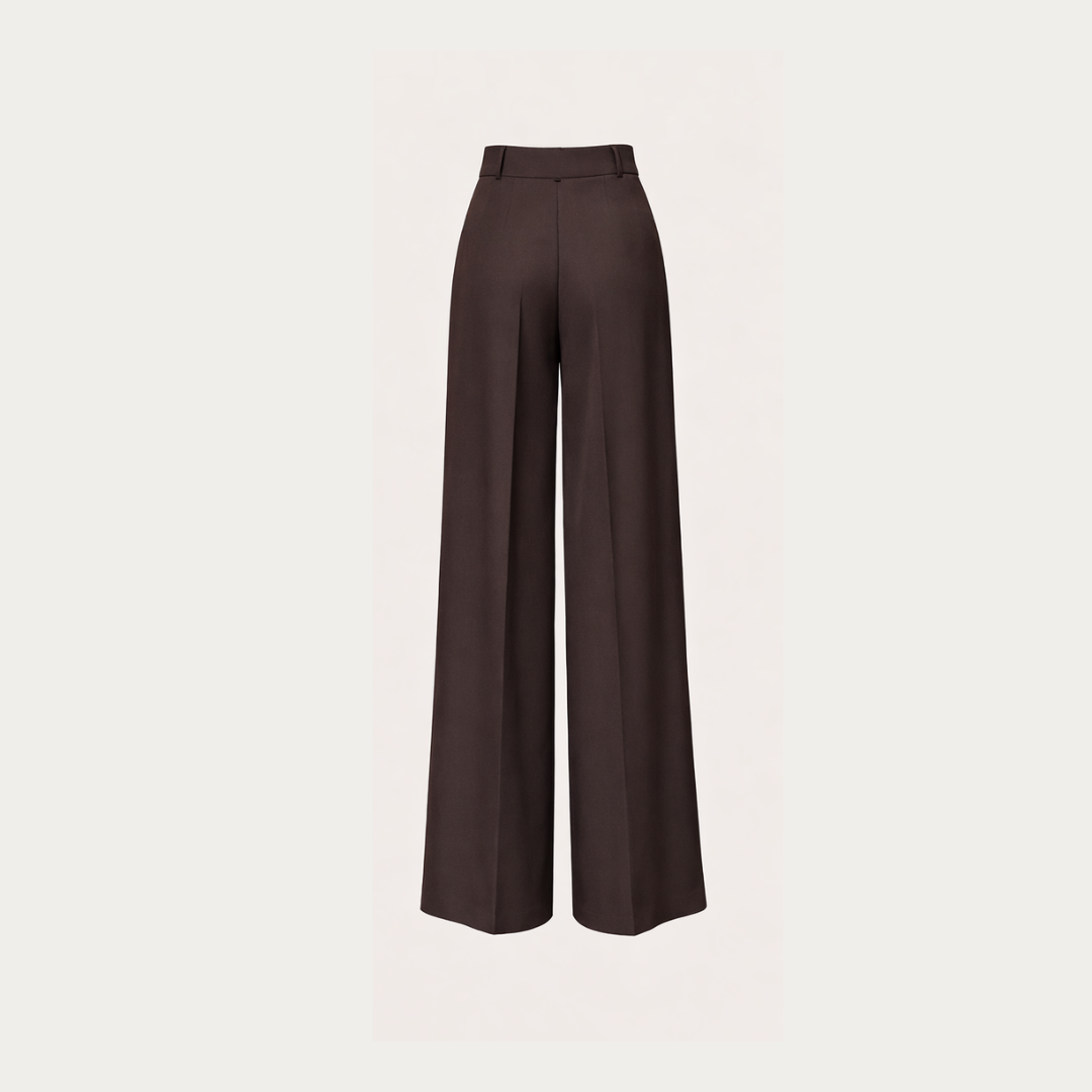 The Wide-Leg Trousers Chocolate