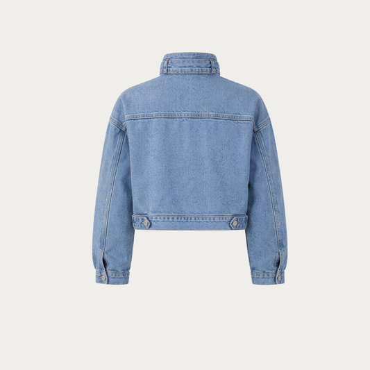 The Cargo-Style Denim Jacket