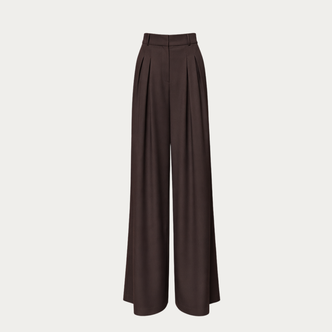 The Wide-Leg Trousers Chocolate