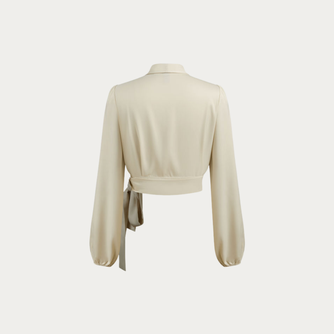 Contour Waist Cropped Blouse