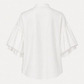 White Chiffon Mao Neck Blouse