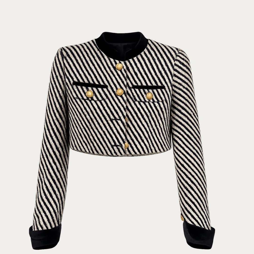 The Monochrome Commander Cropped Jacket
