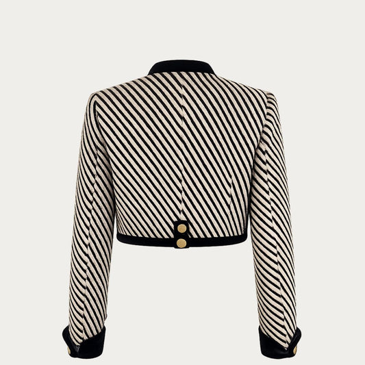 The Monochrome Commander Cropped Jacket