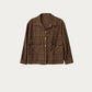 Refined Brown Boxy Light Jacket
