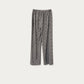 Refined Textured Silver Wide-Leg Pants