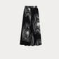 Black & White Print Palazzo Pants