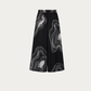 Black & White Print Palazzo Pants