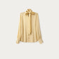 Satin Bow Shirt