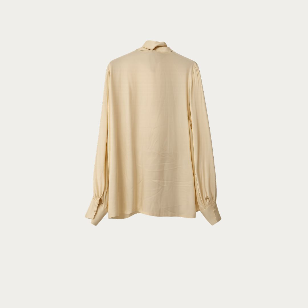 Satin Bow Shirt