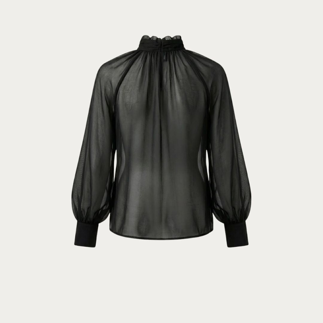 Elegant Modal Bow Shirt