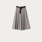 Refined Pleated Midi Skirt