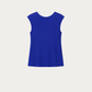Royal Blue Plissé Tank Top