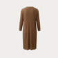 Long Plissé Cardigan with Pockets
