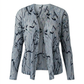 Watercolor Plissé Cardigan